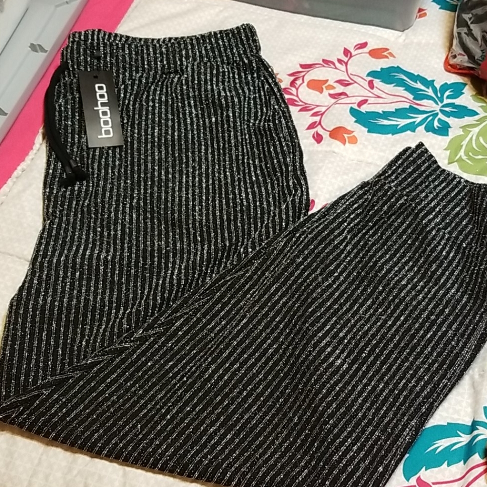 Boohoo sparkle joggers